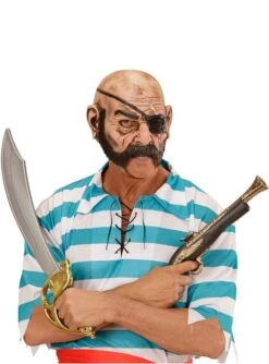 Máscara De Pirata Sanguinario Para Adulto -Funidelia mascara de pirata sanguinario para adulto 1