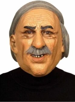Máscara De Viejo Canoso Con Bigote