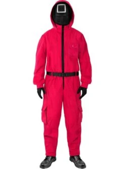 Máscara El Juego Del Calamar Cuadrado - Oficial Netflix -Funidelia mascara el juego del calamar cuadrado oficial netflix 1 1