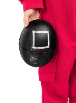 Máscara El Juego Del Calamar Cuadrado - Oficial Netflix -Funidelia mascara el juego del calamar cuadrado oficial netflix 1 2