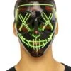 Máscara LED Halloween -Funidelia mascara led halloween