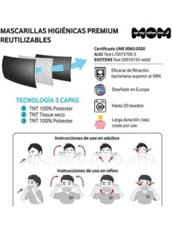 Mascarilla De Barrio Sésamo Infantil (2 Unidades) -Funidelia mascarilla de barrio sesamo infantil 2 unidades 3