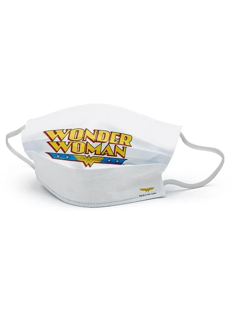 Mascarilla Wonder Woman Para Niña 3 Mascarilla Wonder Woman Para Niña
