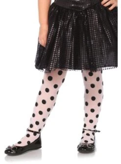 Pantys De Topos Negros Para Niña