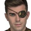 Parche De Ojo Steampunk Dorado Para Adulto -Funidelia parche de ojo steampunk dorado para adulto