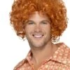 Peluca Afro Pelirrojo Para Hombre -Funidelia peluca afro pelirrojo para hombre