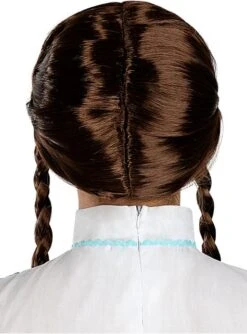 Peluca Con Trenzas Castaña Para Mujer -Funidelia peluca con trenzas castana para mujer 2