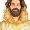 Peluca De Aquaman Con Barba Para Adulto