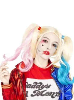 Peluca De Harley Quinn - Escuadrón Suicida