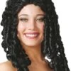 Peluca De Tirabuzones Largos Negra 2 Peluca De Tirabuzones Largos Negra -Funidelia peluca de tirabuzones largos negra