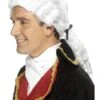 Peluca Barroco Blanca Para Hombre -Funidelia peluca de tribunal