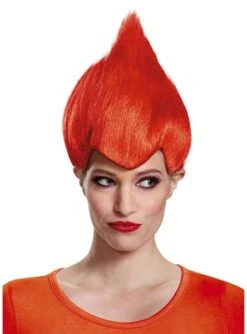 Peluca De Trolls Roja Para Adulto
