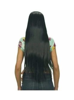 Peluca Extralarga Negra -Funidelia peluca extralarga negra 1