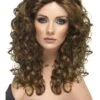 Peluca Glamour Marrón -Funidelia peluca glamour marron