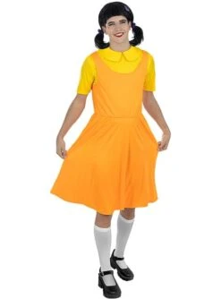 Peluca Muñeca El Juego Del Calamar - Oficial Netflix -Funidelia peluca muneca el juego del calamar oficial netflix 4