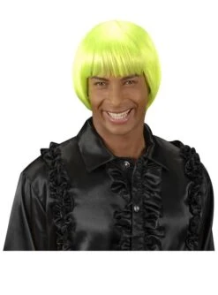 Peluca Rave Verde Fluorescente -Funidelia peluca rave verde fluorescente 2
