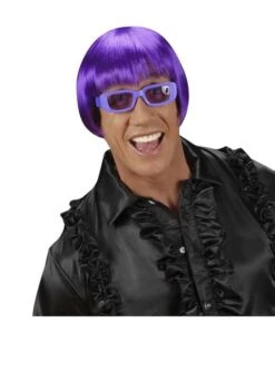 Peluca Rave Violeta -Funidelia peluca rave violeta 1