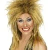 Peluca Años 80 Rockera Para Mujer