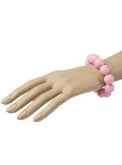 Pulsera De Perlas Rosas