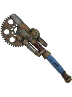 Sierra Steampunk Con Engranaje Tipo Esmeril