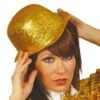 Sombrero Bombín De Escarcha Oro -Funidelia sombrero bombin de escarcha oro
