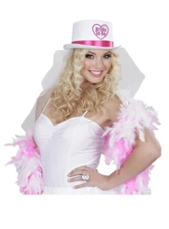 Sombrero Bride To Be Con Velo -Funidelia sombrero bride to be con velo 1