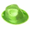 Sombrero De Lentejuelas Verde -Funidelia sombrero de lentejuelas verde