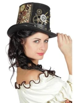 Sombrero De Steampunk Marrón Para Adulto