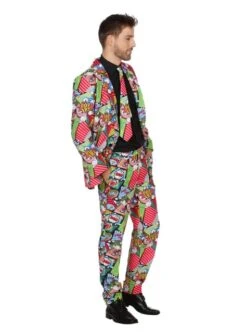 Traje Con Diseño De Pop Art -Funidelia traje de arte pop para hombre 2