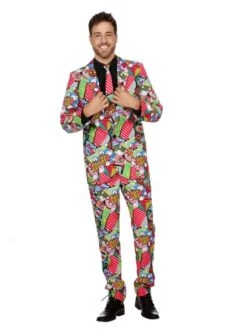 Traje Con Diseño De Pop Art