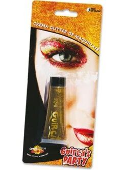 Tubo De Maquillaje Glitter Oro 20 Cc.