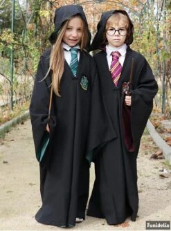 Túnica De Slytherin Deluxe Para Niño (Réplica Oficial Collectors) - Harry Potter -Funidelia tunica de slytherin deluxe para nino replica oficial collectors harry potter 4