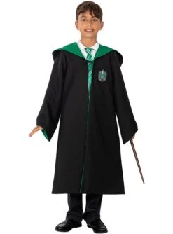 Túnica Réplica Slytherin Para Niños - Diamond Edition -Funidelia tunica replica slytherin para ninos diamond edition 3
