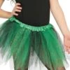 Tutú Verde Y Negro Con Brillantina Para Niña -Funidelia tutu verde y negro con brillantina para nina