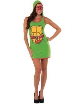 Vestido De Raphael Las Tortugas Ninja Para Mujer